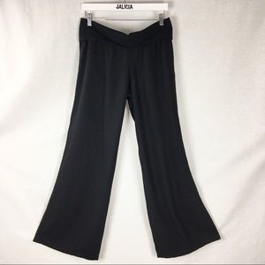 Old Navy Black Wide Leg Linen Pants NWT